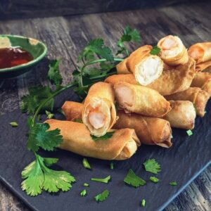 Shrimp spring rolls